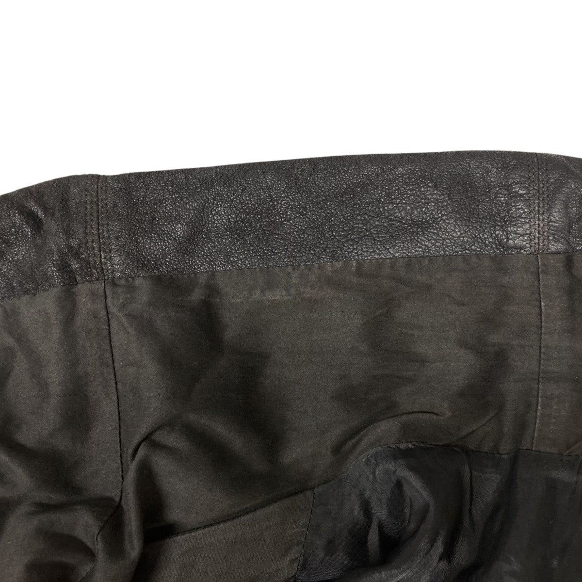 RICK OWENS(リックオウエンス) Leather Biker VestレザーベストRP8713