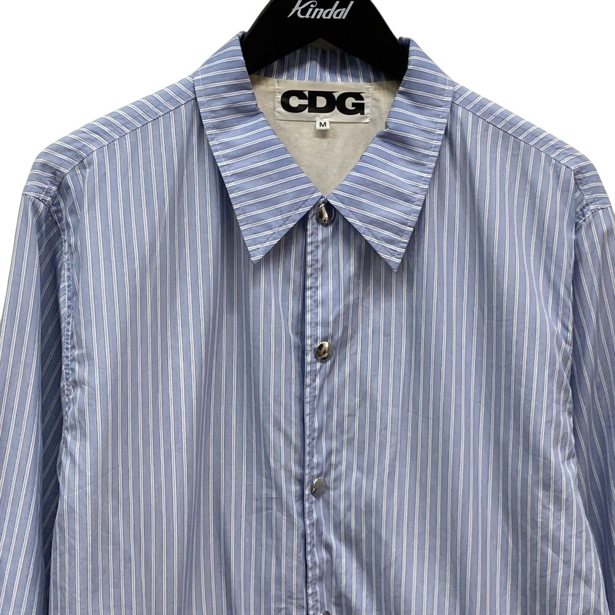 CDG(シーディージー) ストライプシャツSZ-J016 SZ-J016 ブルー