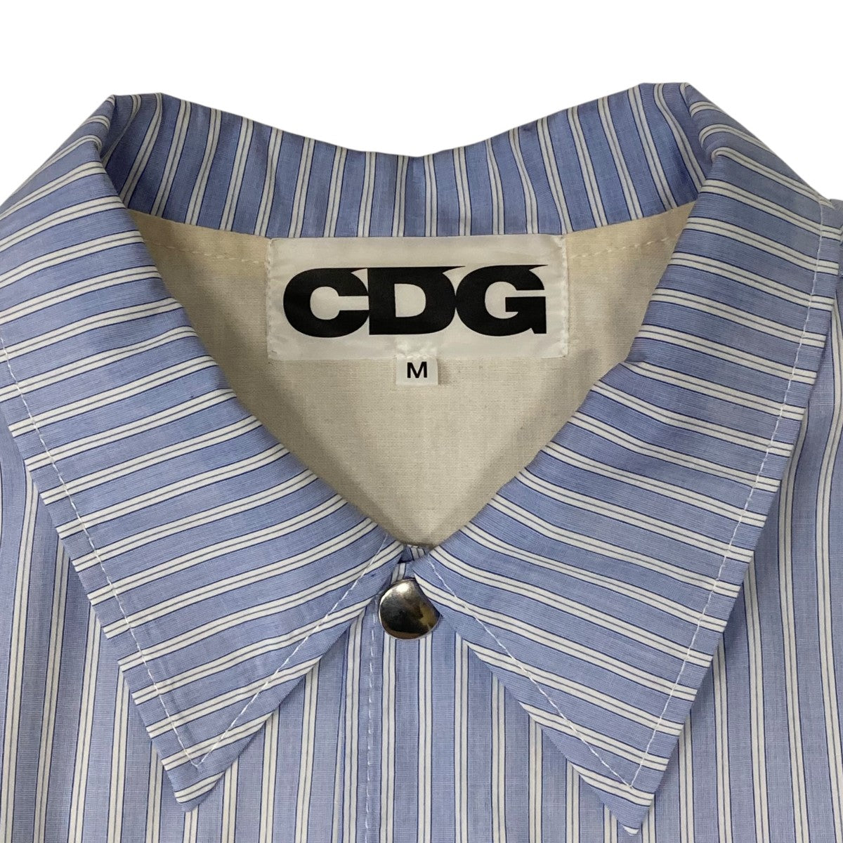 CDG(シーディージー) ストライプシャツSZ-J016 SZ-J016 ブルー