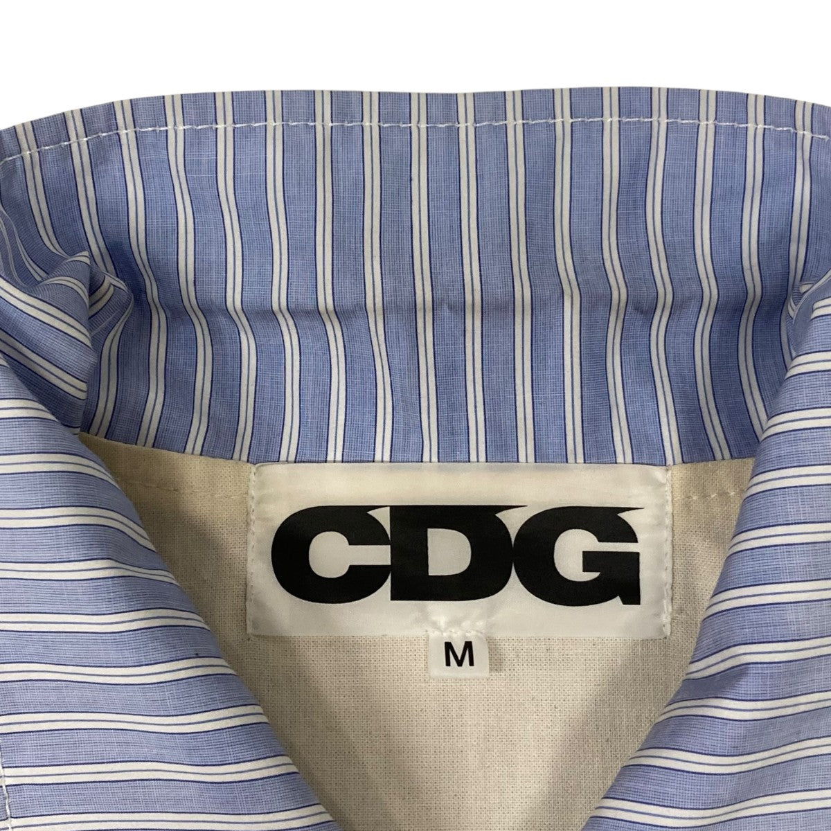 CDG(シーディージー) ストライプシャツSZ-J016 SZ-J016 ブルー