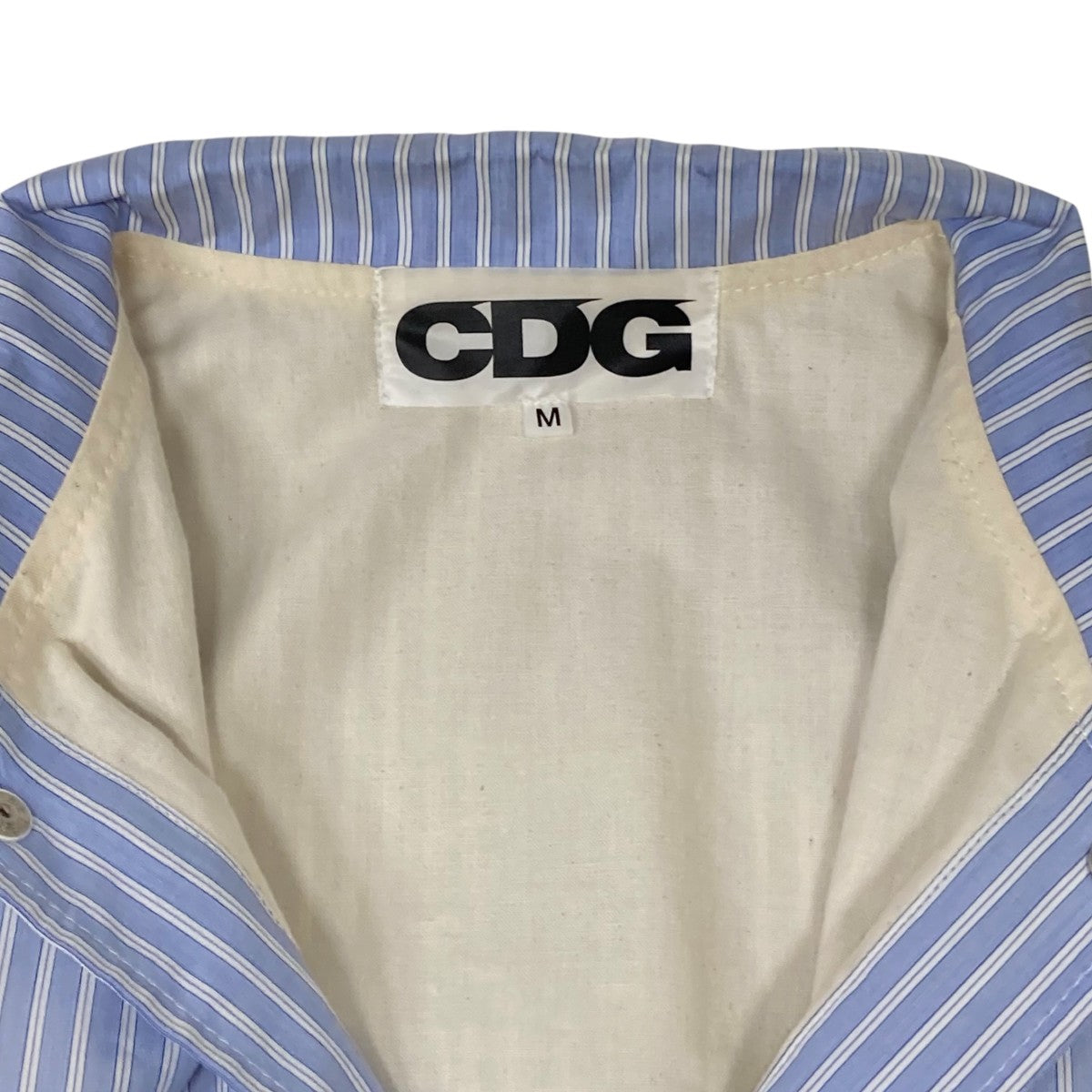 CDG(シーディージー) ストライプシャツSZ-J016 SZ-J016 ブルー