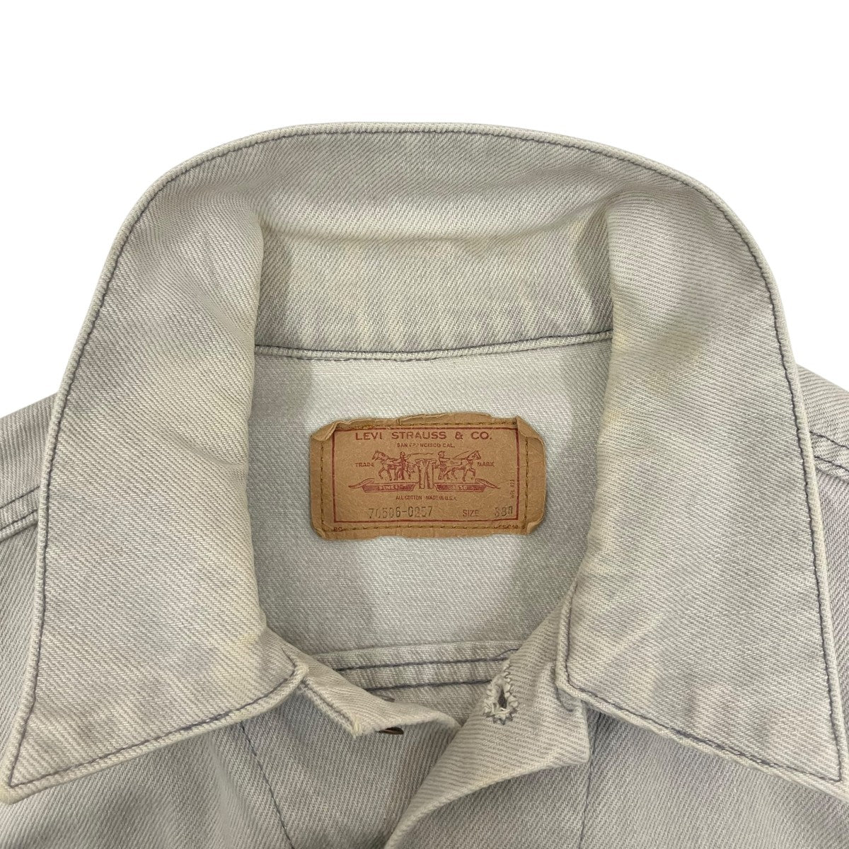 LEVI’S 70506-0257 ボタン裏刻印725デニムジャケット 古着・中古-3枚目のアイテム画像
