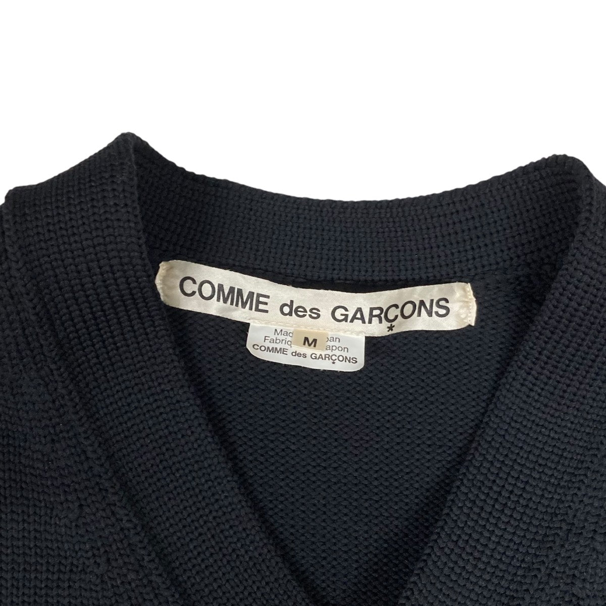 コムデギャルソン COMME des GARCONS ロングカーディガン GC-N006 ブラック サイズ：M COMME des GARCONS(コムデギャルソン) ロングカーディガンGC