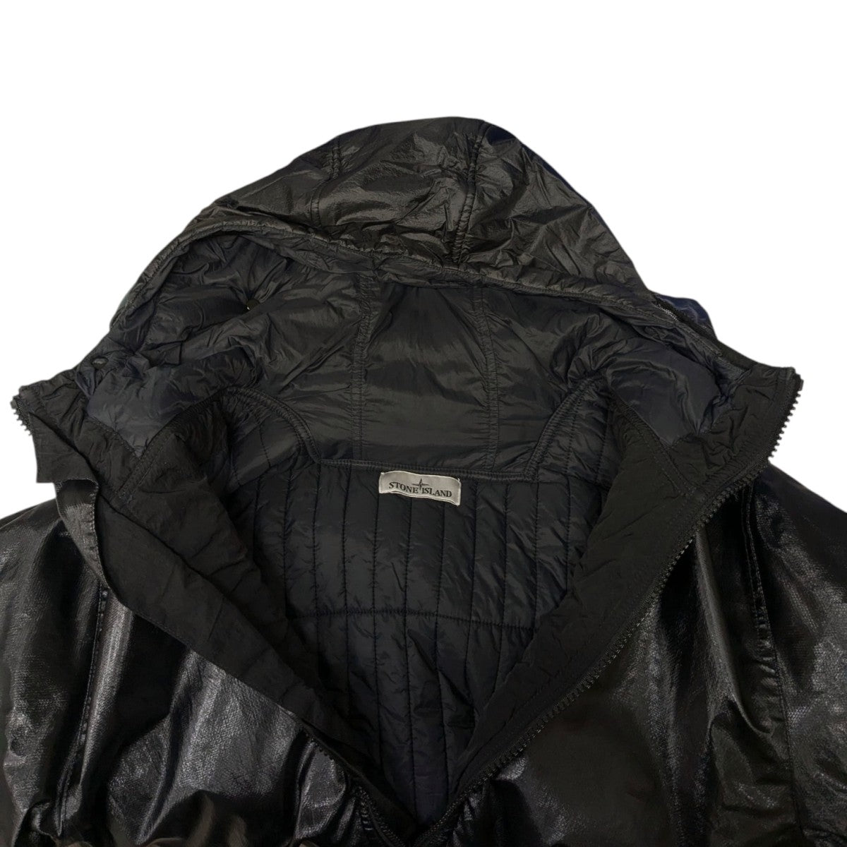STONE ISLAND Hooded Jacket Glass Cover中綿コート811571231 古着・中古-5枚目のアイテム画像
