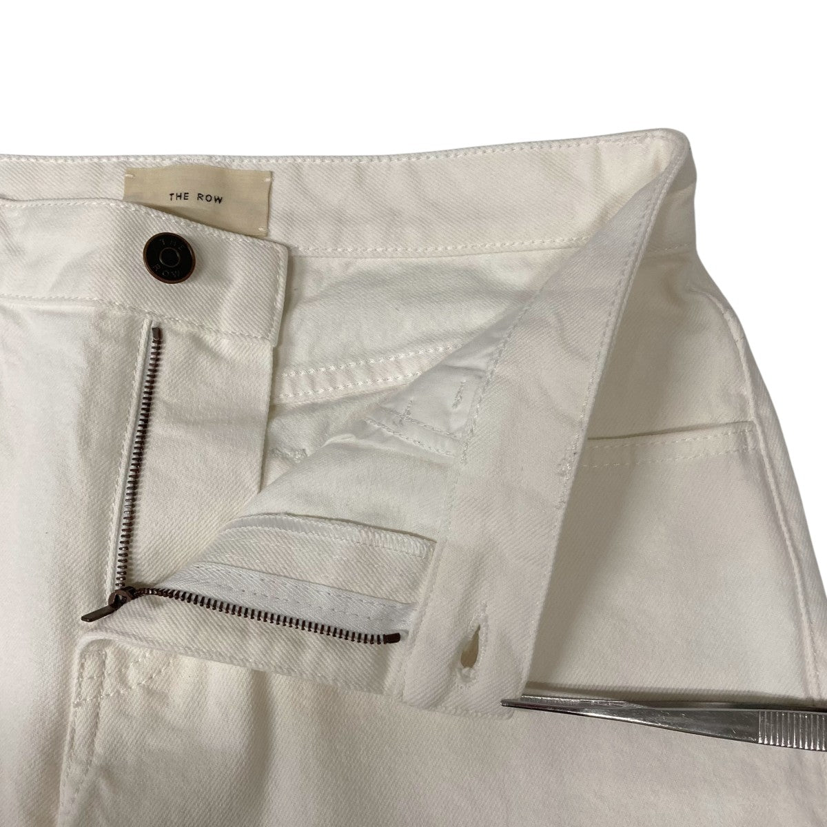 THE ROW(ザロウ) パンツ6525-W1493 6525-W1493 ホワイト サイズ 0
