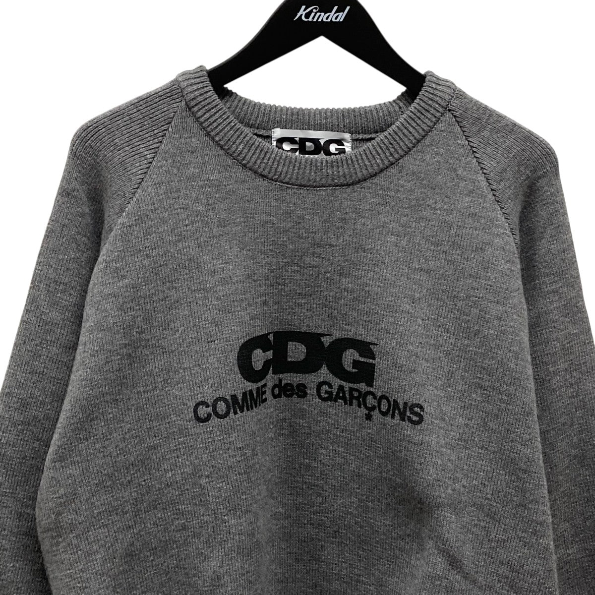 CDG グレーニット コムデギャルソン シャツ フォーエバー ニット・セーター グレー