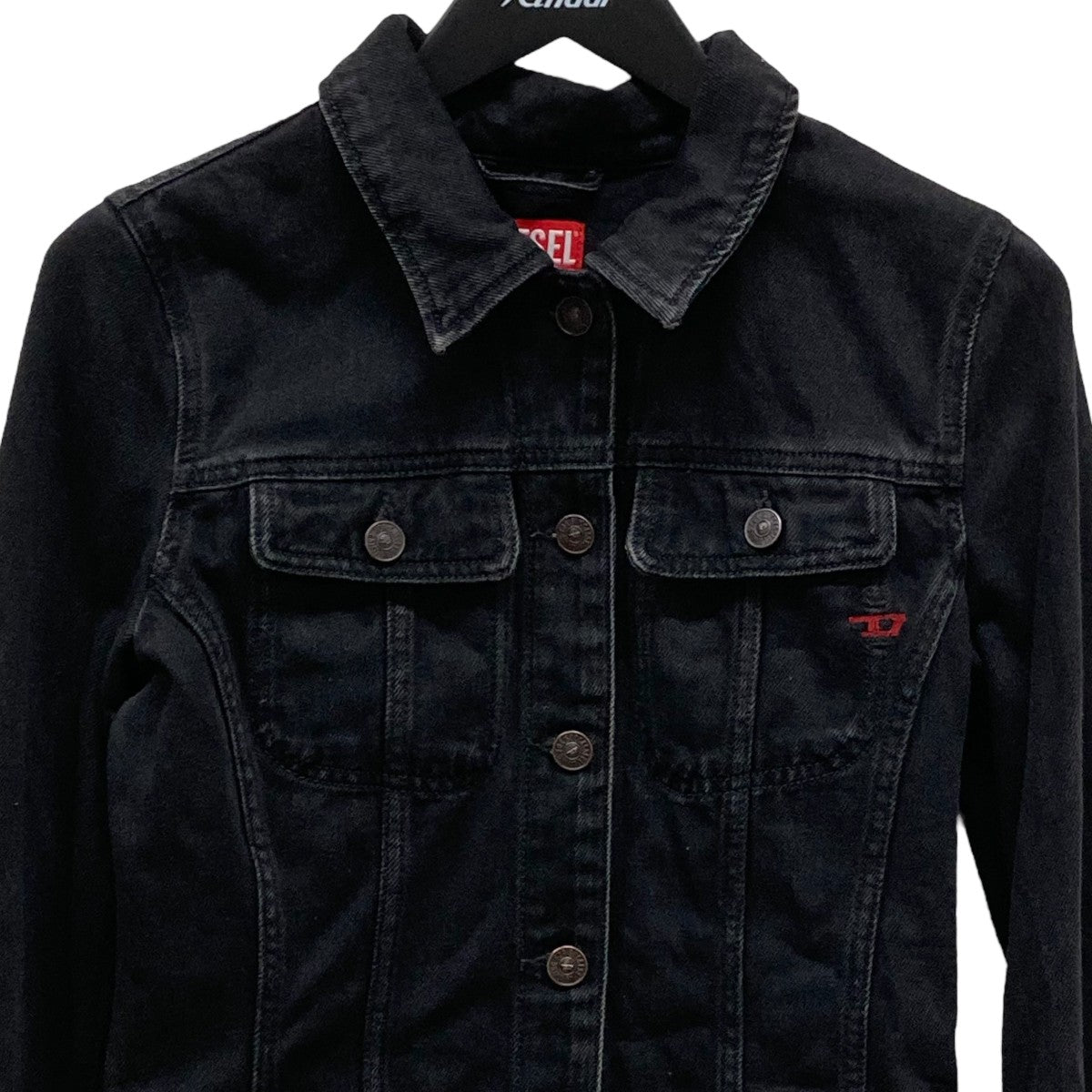 DIESEL デニムジャケット　コーティング　ブラック　Mサイズ 楽天市場】☆DIESEL ディーゼル レディース☆コーティング加工