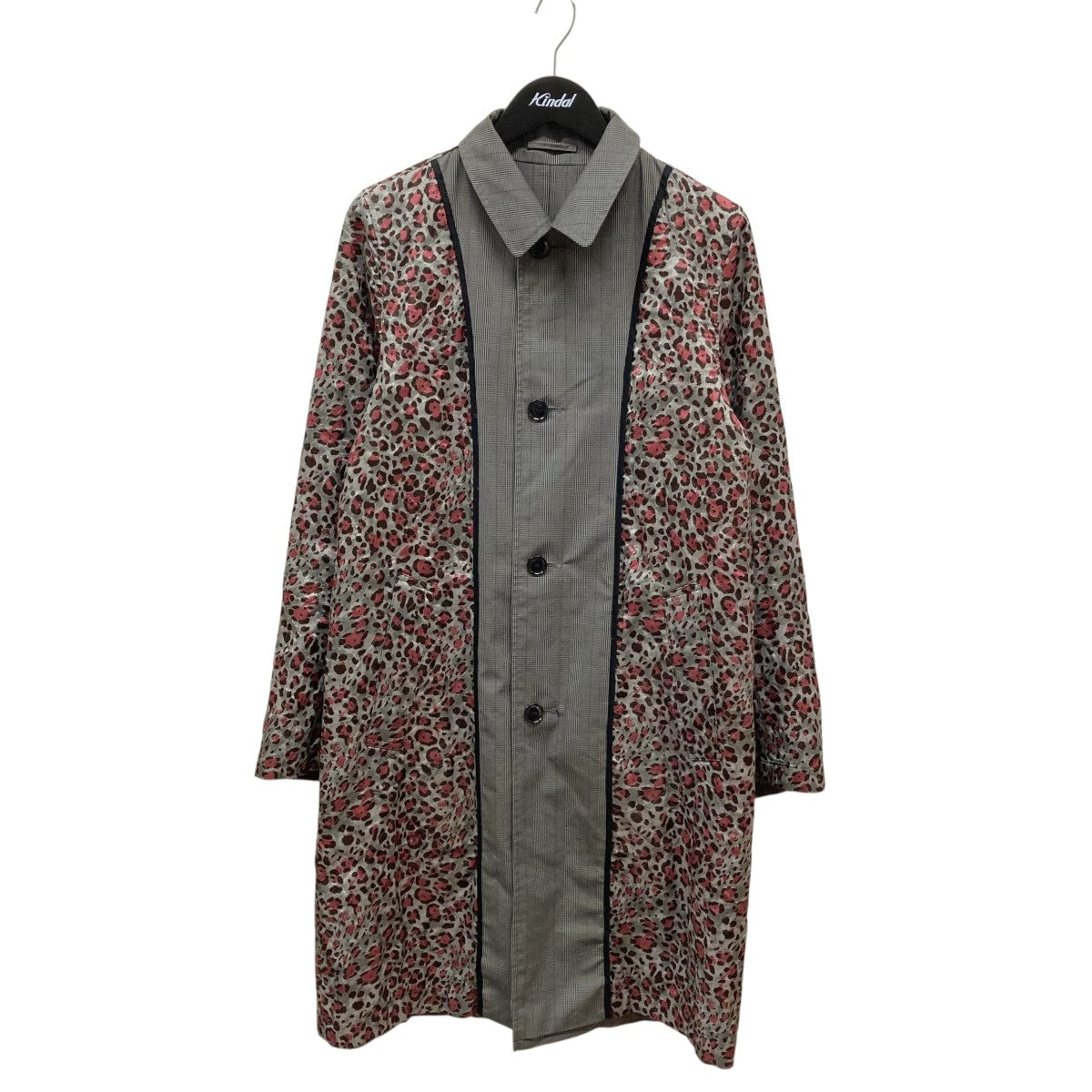 ドリスヴァンノッテン　ダブルロングチェスターコート　リネン　サイズ36　オレンジ DRIES VAN NOTEN(ドリスヴァンノッテン) 16SS リバーシブル