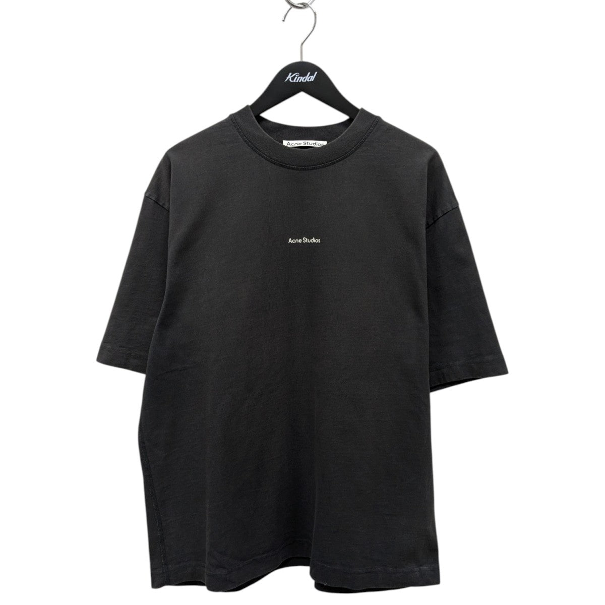 Acne Studios アクネストゥディオス モックネックTシャツ ブラックL ACNE STUDIOS(アクネストゥディオズ) ネックロゴTシャツFN-MN