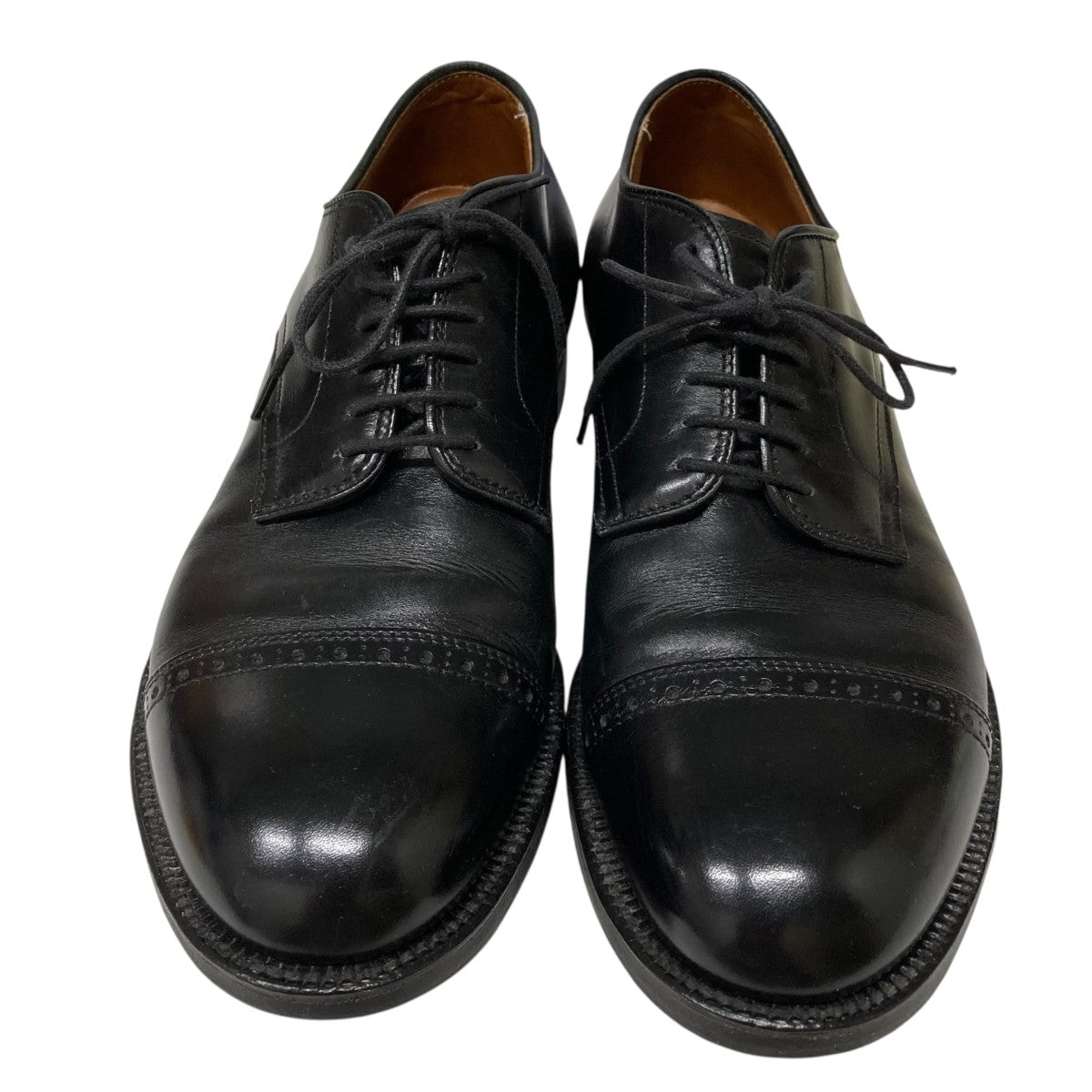 Alden 黒 レザーシューズ 8.5 ALDEN オールデン 8.5D #54411 ブラック Vチップ モディファイド