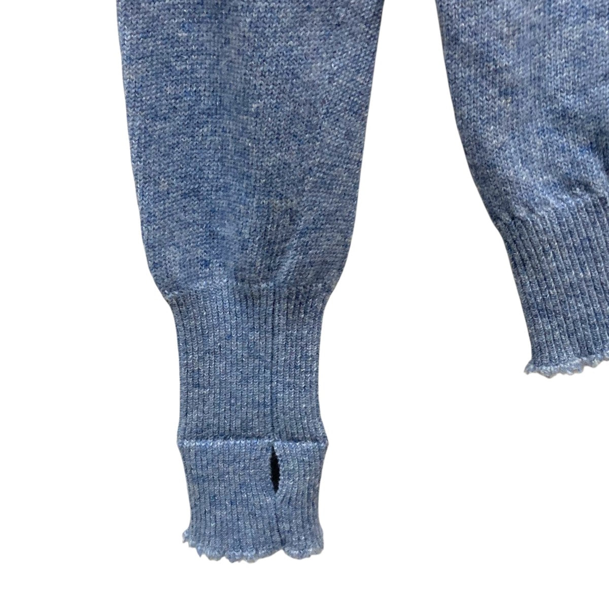 強撚Shetland 裏カシミヤ ひょっとこP/O Sweater MAATEE＆SONS(マーティーアンドサンズ) 強撚SHETLAND裏カシミヤ