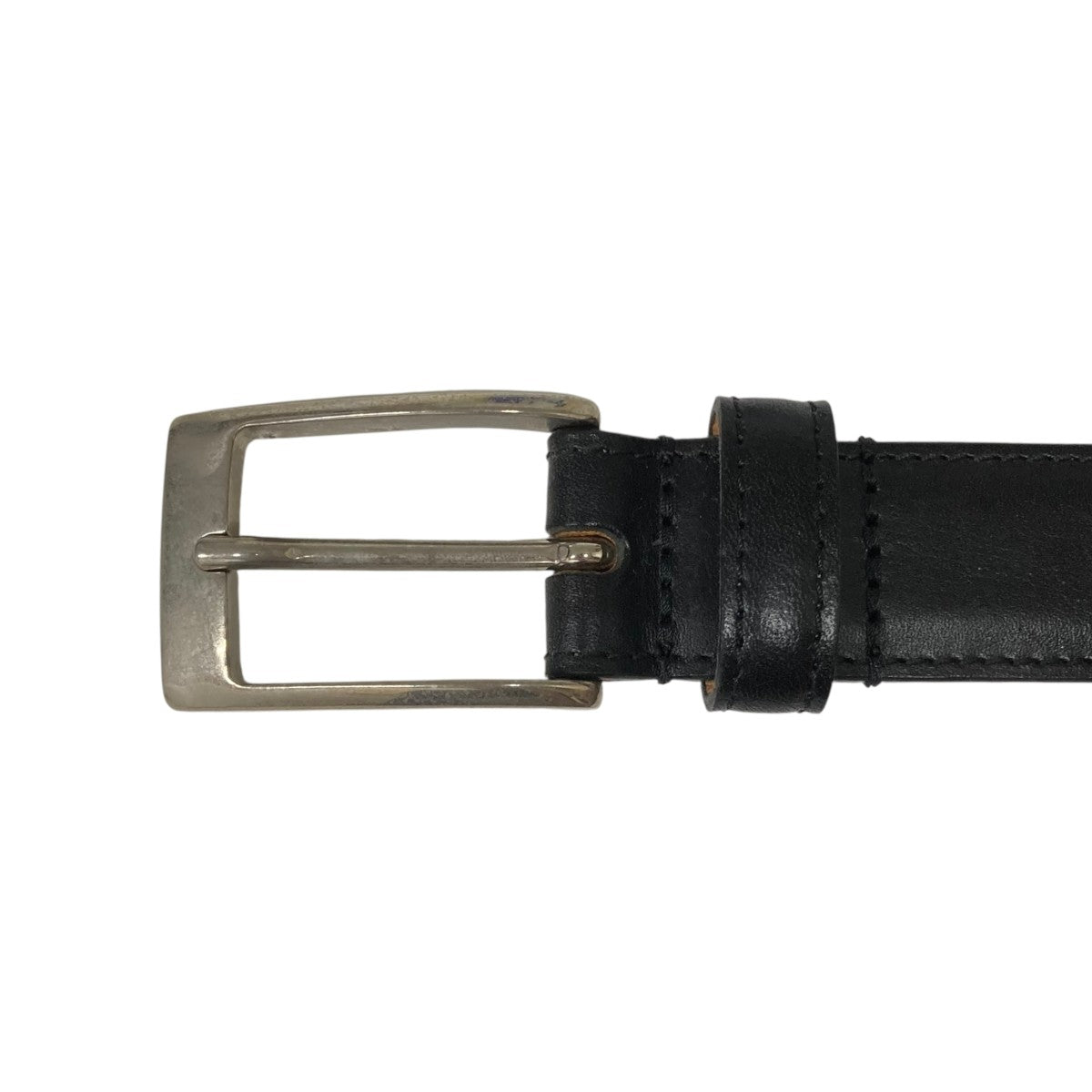 Whitehouse Cox ブラックレザーベルト85/34 Whitehouse Cox(ホワイトハウスコックス) レザーベルト ブラック