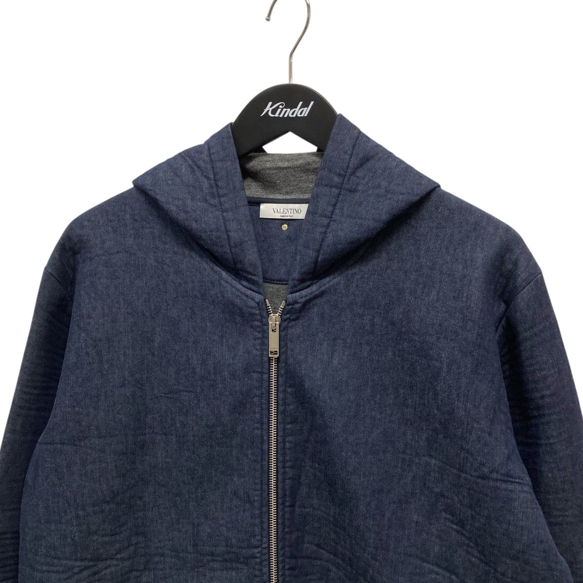 VALENTINO - VALENTINO ヴァレンティノ パーカー XS 紺 【古着】【中古】 VALENTINO ヴァレンティノ パーカー XS 紺 【古着】【中古】