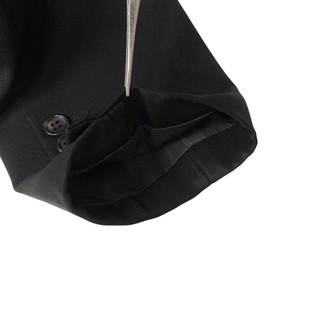 【コムデギャルソンオム】テーラードジャケット　AD2019 黒　XS ドッキング COMME des GARCONS HOMME PLUS コムデギャルソンオムプリュス