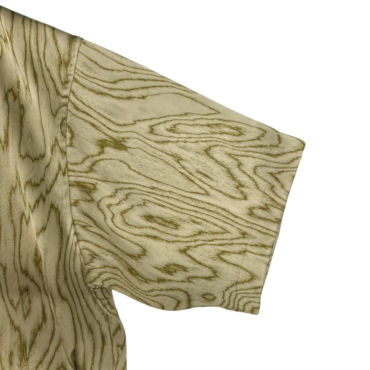 08sircus(ゼロエイトサーカス) Moire satin open collar shirt
