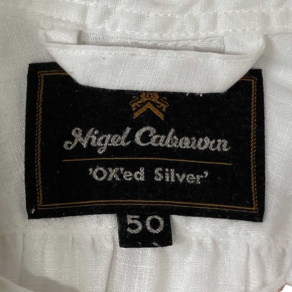 NIGEL CABOURN COBBLER SHIRT HEMP POPLIN長袖シャツ8048-04-10911 古着・中古-6枚目のアイテム画像