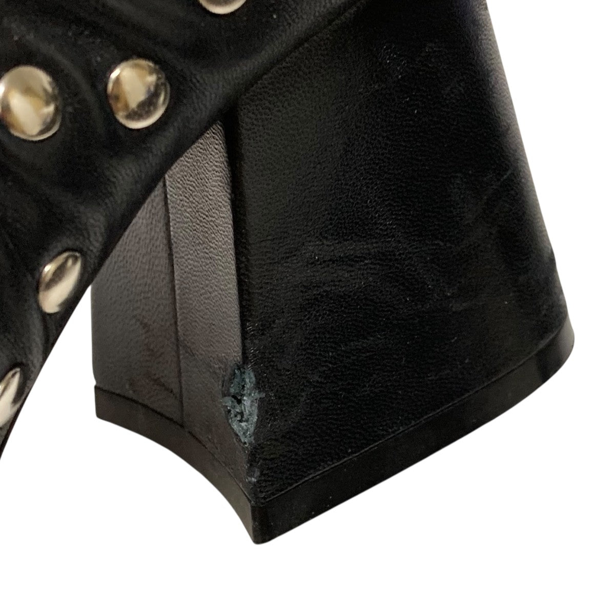 CELINE(セリーヌ) フィービー期 スタッズバレーシューズヒールパンプス