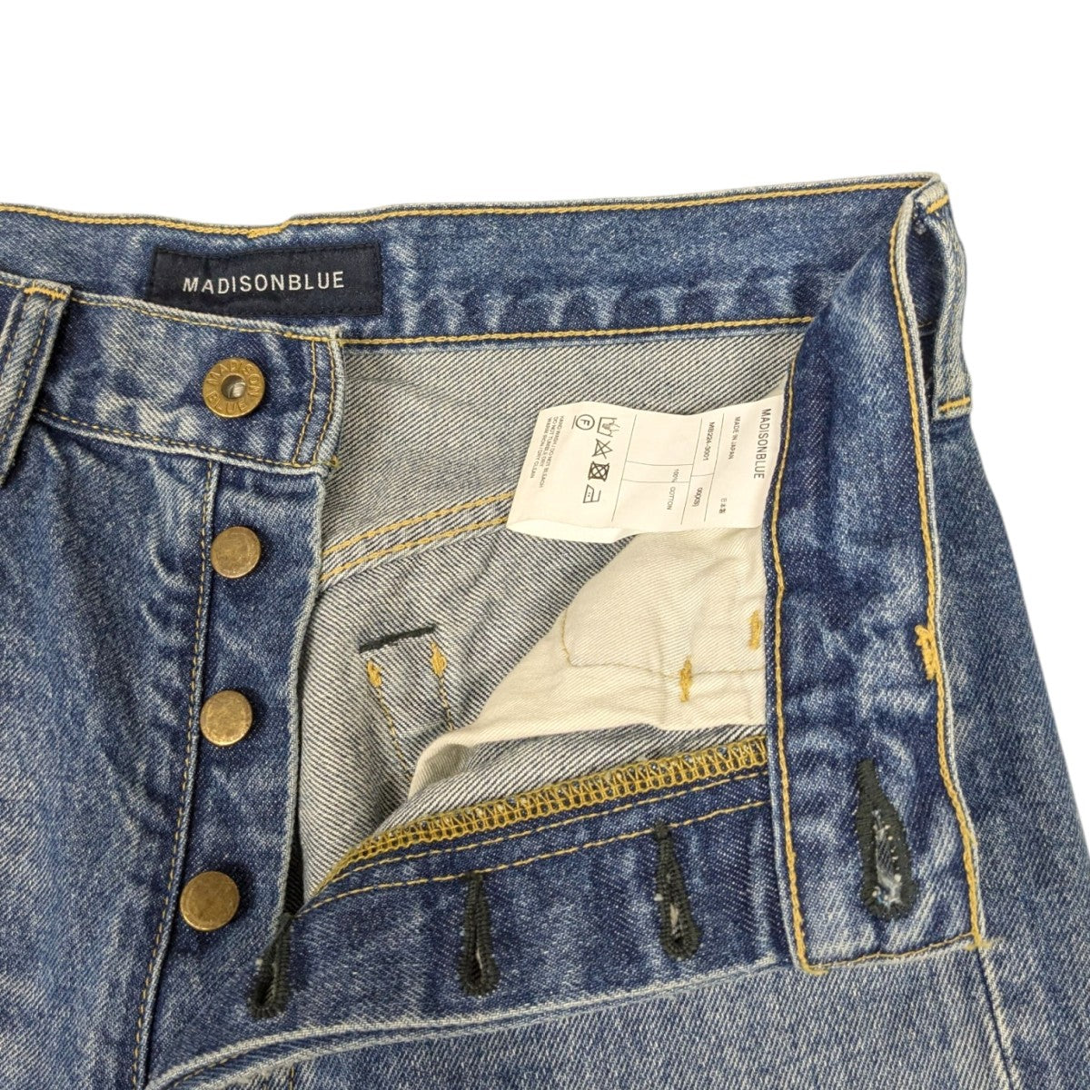 MADISON BLUE デニム【サイズ02】 MADISON BLUE マディソンブルー WIDE LEG BAGGY PT DENIM ワイド