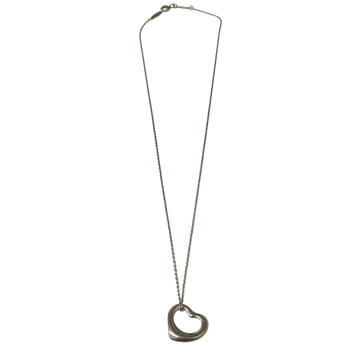 値下OK【訳あり】ティファニー　オープンハート　ネックレス　シルバー Tiffany ＆ Co．(ティファニー) オープンハートネックレス