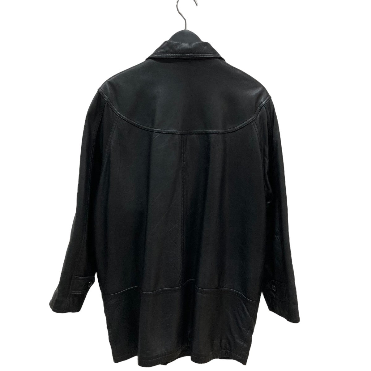 90S D'HOMME A HOMME【L】羊革 ブラック レザージャケット 90s D'HOMME A HOMME レザージャケット 羊革 M ブラック D'HOMME A