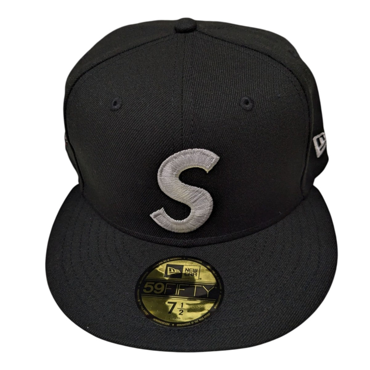 Supreme×New Era S Logo 59FIFTYキャップ ブラック サイズ 7 1/2