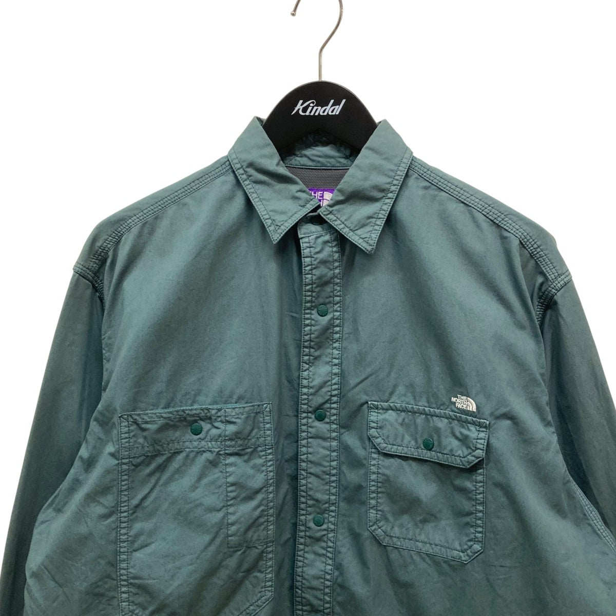 THE NORTH FACE パープルレーベル 半袖 シャツ グリーン ザ ノースフェイス パープルレーベル 別注 ポケットTシャツ