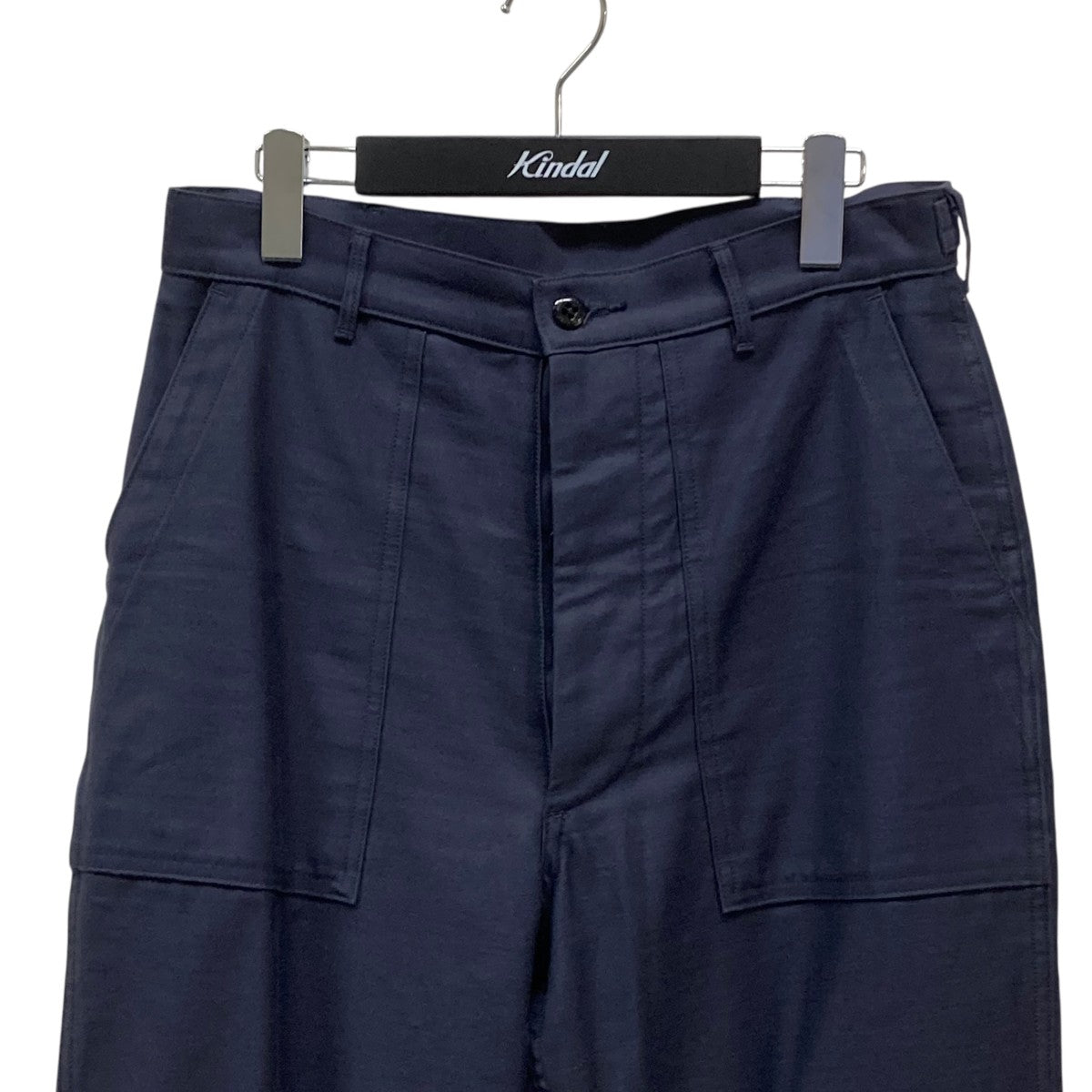 お*お様 Hyke ハイク BACK SATIN BAKER PANTS ネイビ HYKE(ハイク) BACK SATIN BAKER PANTSパンツ222-13235 222-13235