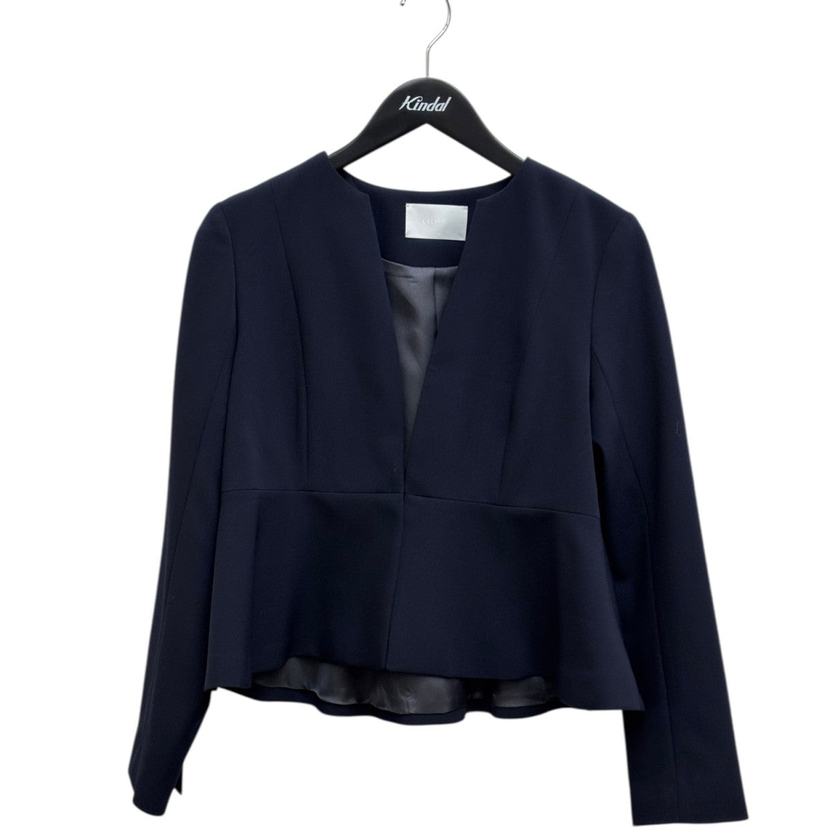 CELFORD(セルフォード) ノーカラーペプラムジャケットCWFJ231043