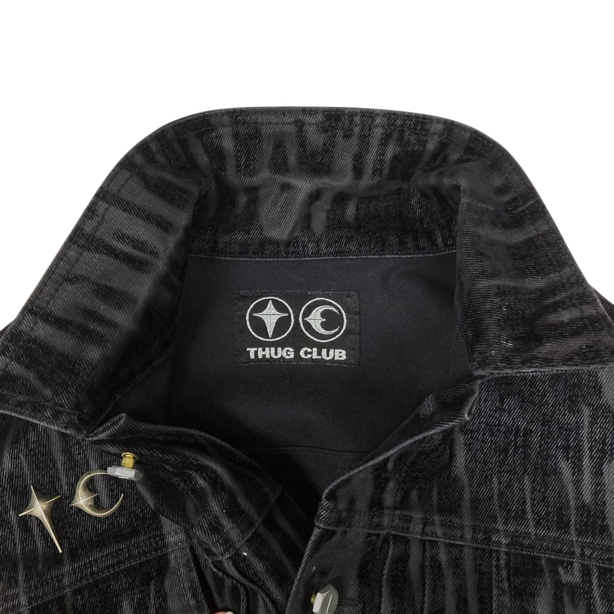 THUG CLUB(サグクラブ) 25SSBlood Lazered Denim Jacketデニム