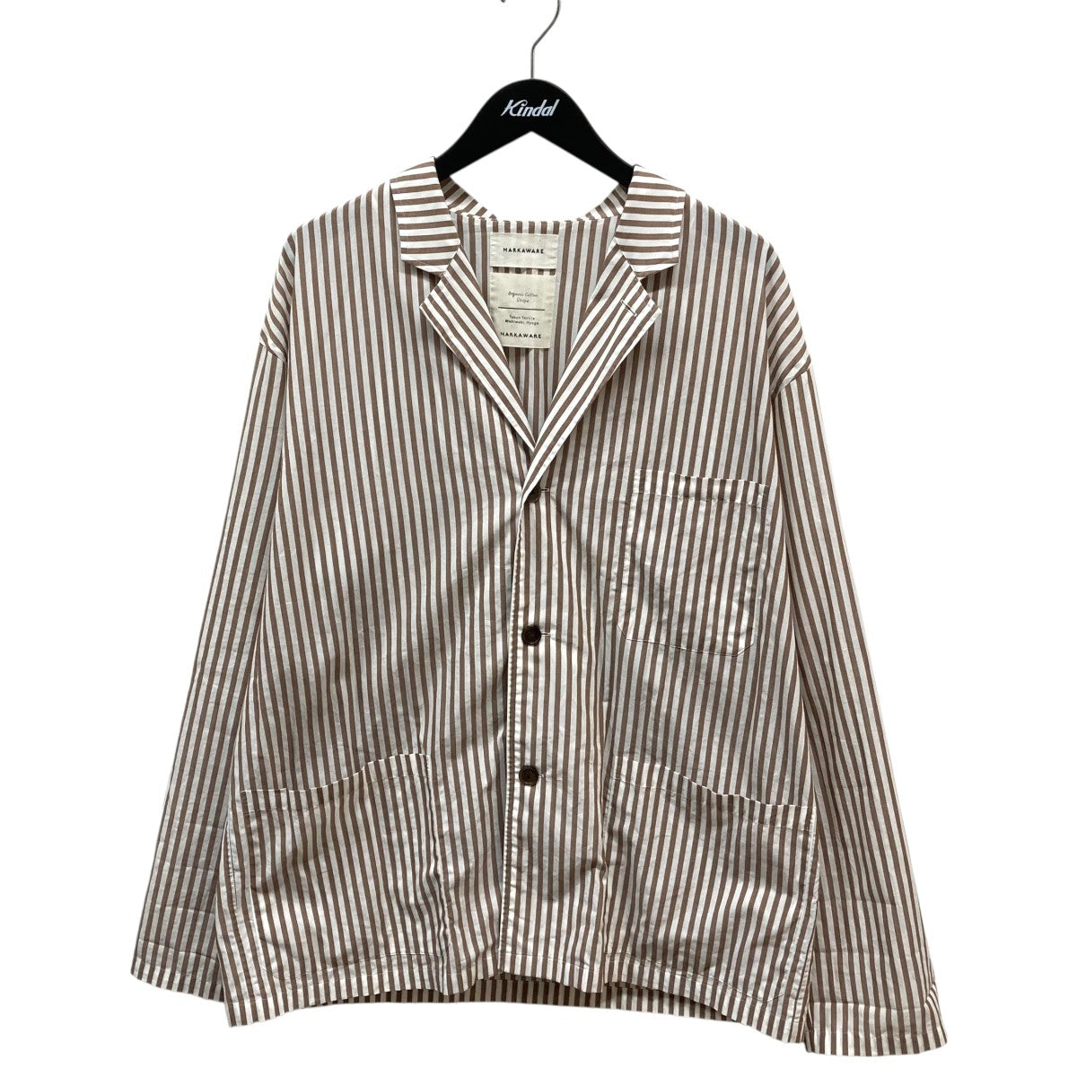 MARKAWARE マーカ メルトンウールライダースジャケット サイズ1 MARKAWARE マーカ メルトンウールライダースジャケット サイズ1