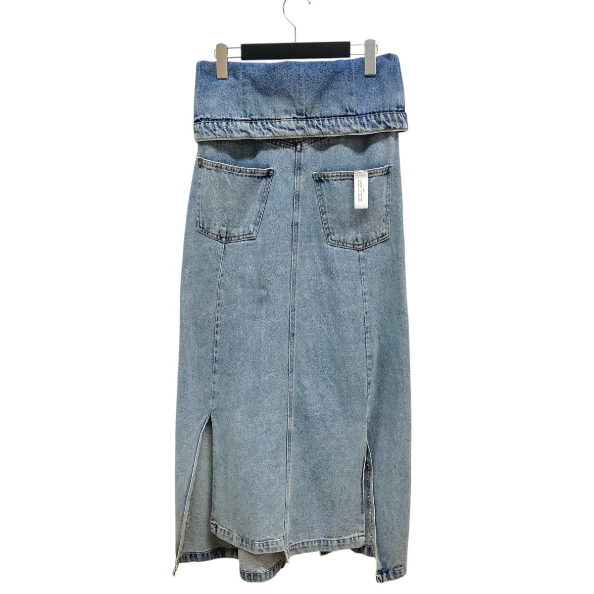 rokh(ロク) FLAP DETAILED DENIM ASYMMETRIC SKIRTデニムスカート  