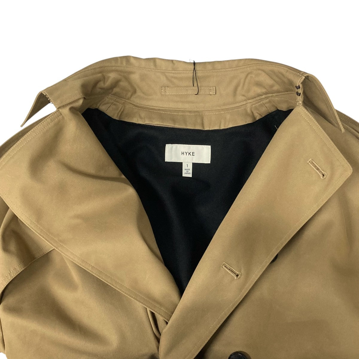 HYKE(ハイク) TRENCH COAT BIG FITトレンチコート221-17294 022 221