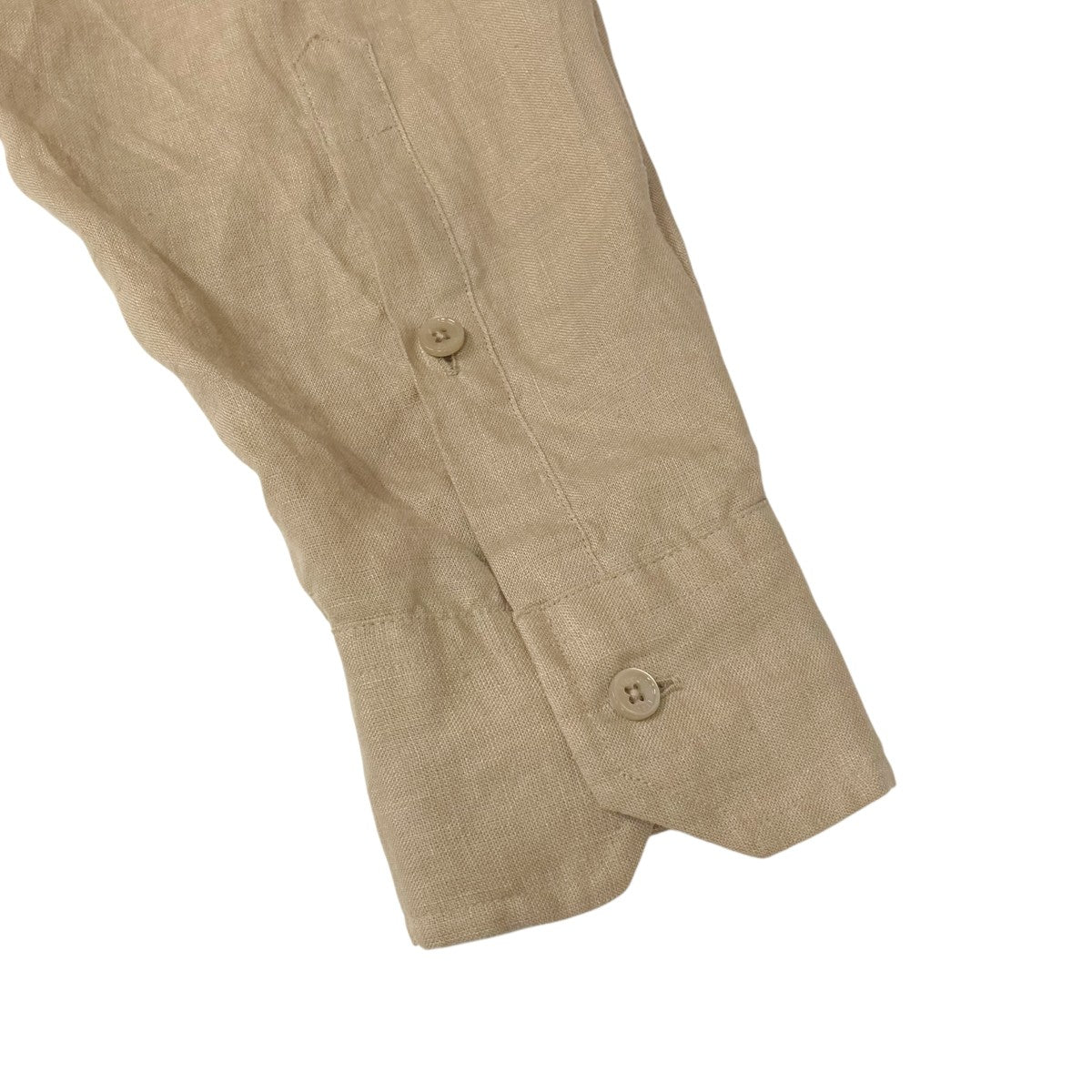 TICCA(ティッカ) リネンシャツ長袖シャツ ベージュ サイズ Free