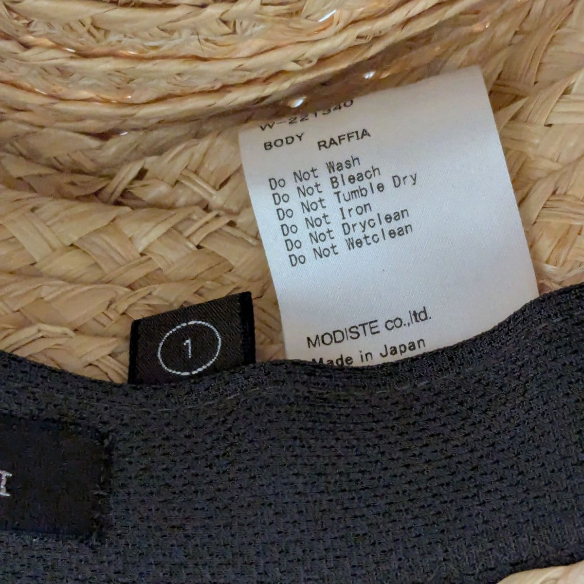 RAFFIA BUCKETハットバケットハットW-221340