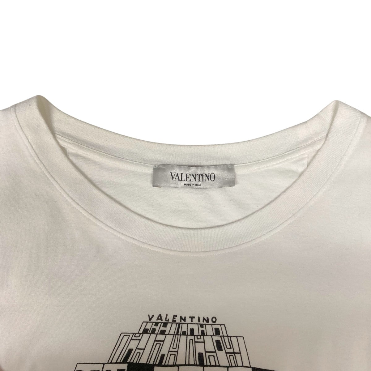 VALENTINO - 【未使用タグ付き】VALENTINO レース 白襟 ポロシャツ 半袖 Tシャツ VALENTINO - 【未使用タグ付き】VALENTINO レース 白襟