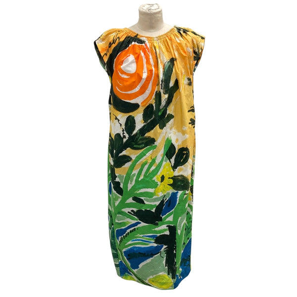 【新品】MARNI ワンピース（size:38） MARNI(マルニ) ワンピース サイズ38 S レディース - ベージュ×ブラウン