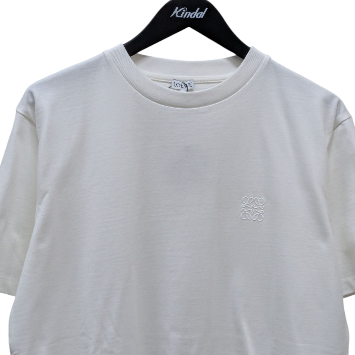 loewe ロエベ Tシャツ アナグラム刺繍ロゴ入り ロエベ LOEWE LOEWE Tシャツ H526Y22X75 クルーネック