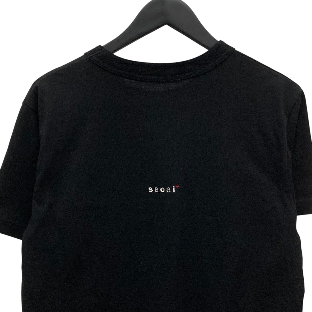 Sacai サカイ　　切替半袖トップス sacai(サカイ) 半袖シャツ24-03290M 24-03290M ブラック サイズ