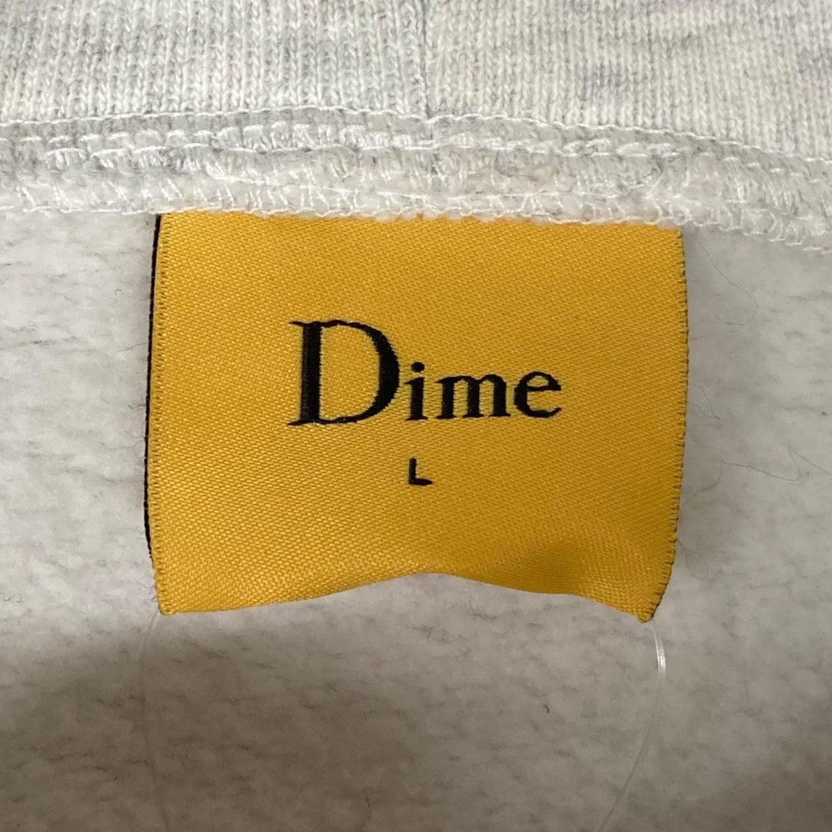 新品.未使用★Dime スモール　クラシック　ロゴ　グレーLサイズ パーカー Dime(ダイム) パーカー グレー サイズ L｜【公式】カインドオル