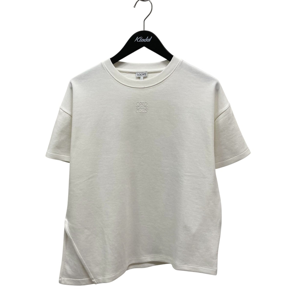 【直営店買付】ロエベ☆ロゴ アシンメトリー Tシャツ S540Y22X59 LOEWE(ロエベ) アシンメトリーTシャツ半袖TシャツS540Y22X59