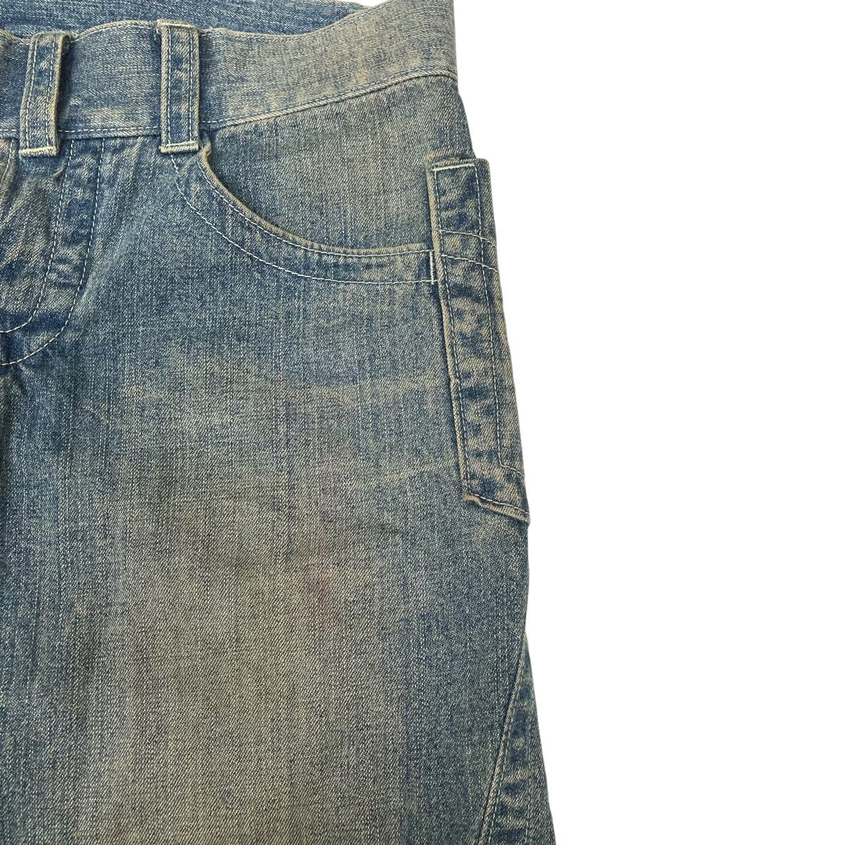 美品jean paul gaultier ゴルチェ　デニムjk　インポート　40 ジャンポールゴルチエ ジーンズJPG JEAN'S ロールアップデザイン