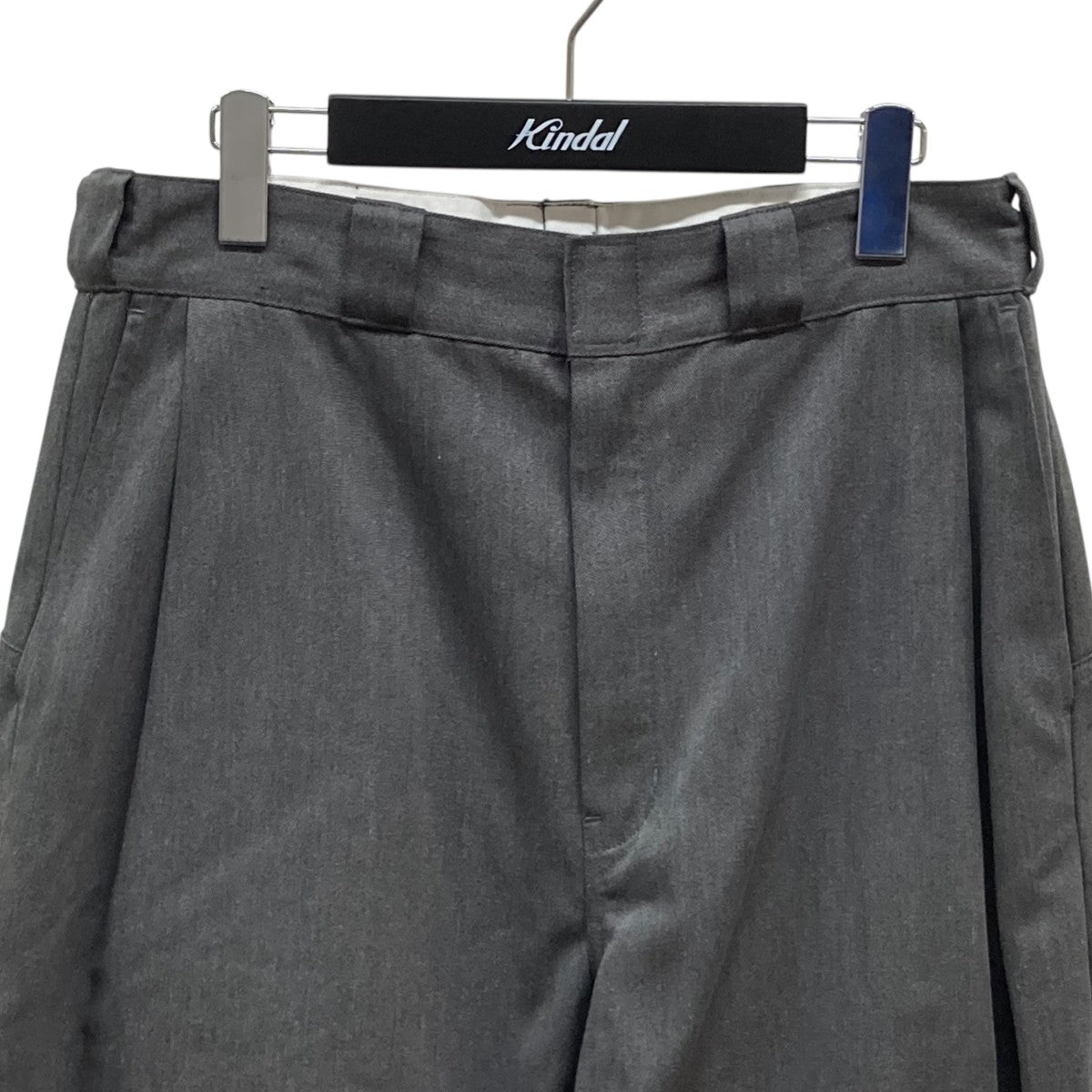 N.Hollywood Dickies コラボ　ワイドパンツ　チャコール　① N.HOOLYWOOD [エヌハリウッド] ディッキーズコラボのワイド