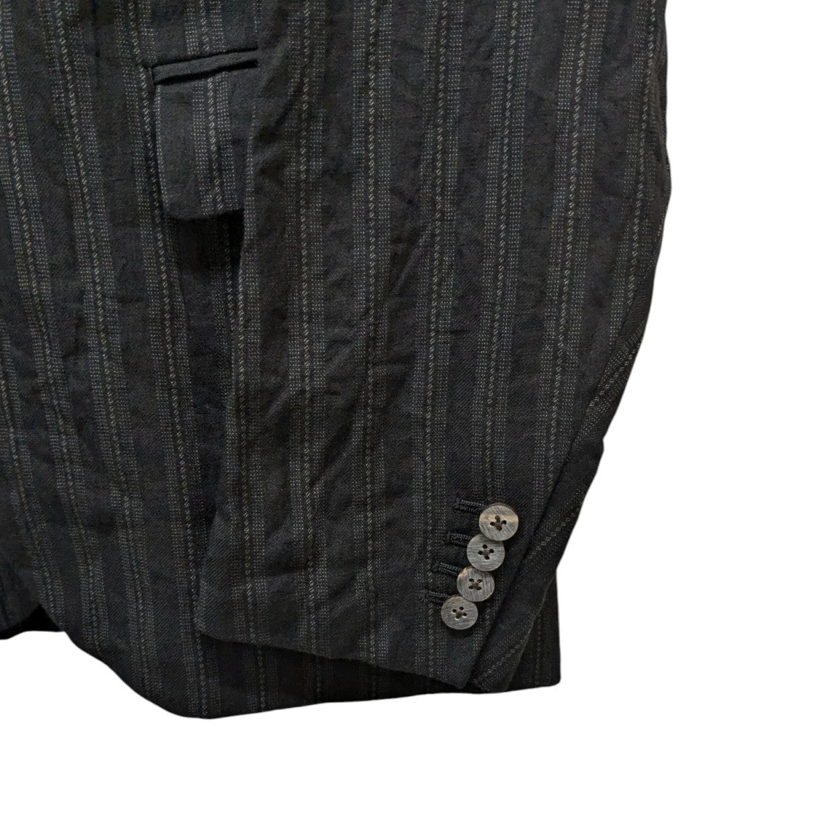 calmlence(カームレンス) テーラードジャケット ブラック×グレー