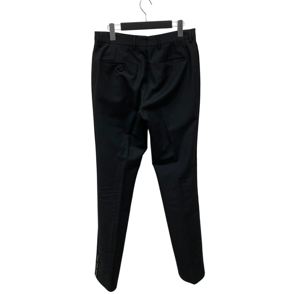 BURBERRY(バーバリー) Black Union Jack Fringe Detail Wool