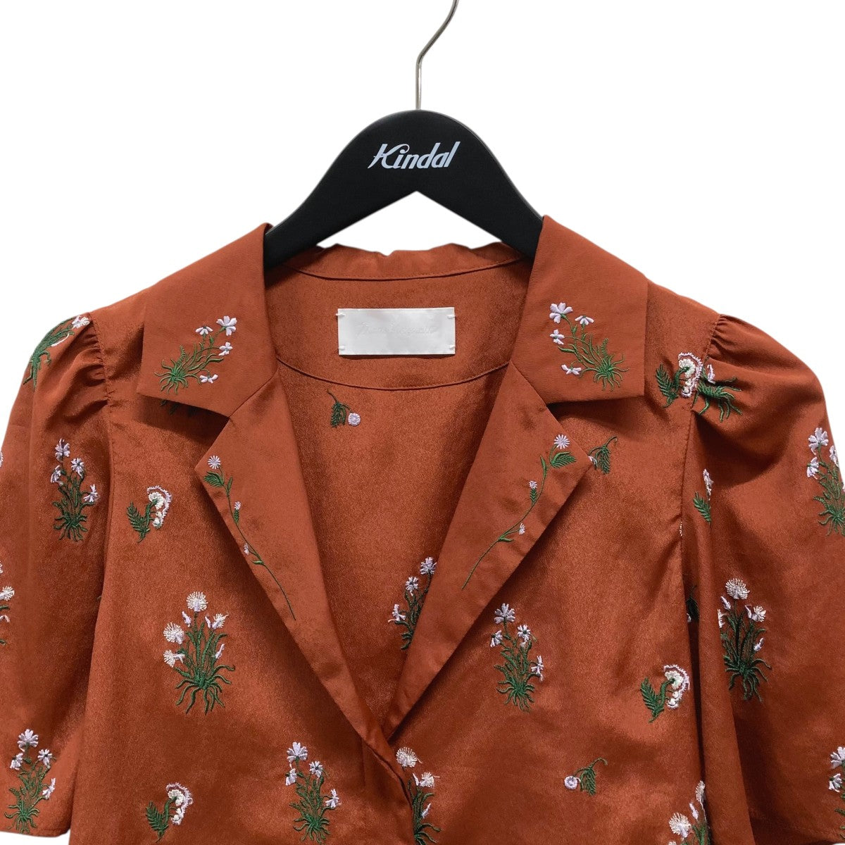 mame kurogouchi(マメクロゴウチ) 18SSPedicel Embroidery Open