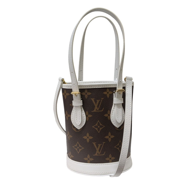 ルイヴィトン　ショルダーバック LOUIS VUITTON(ルイヴィトン) ナノバケットショルダーバッグM81489