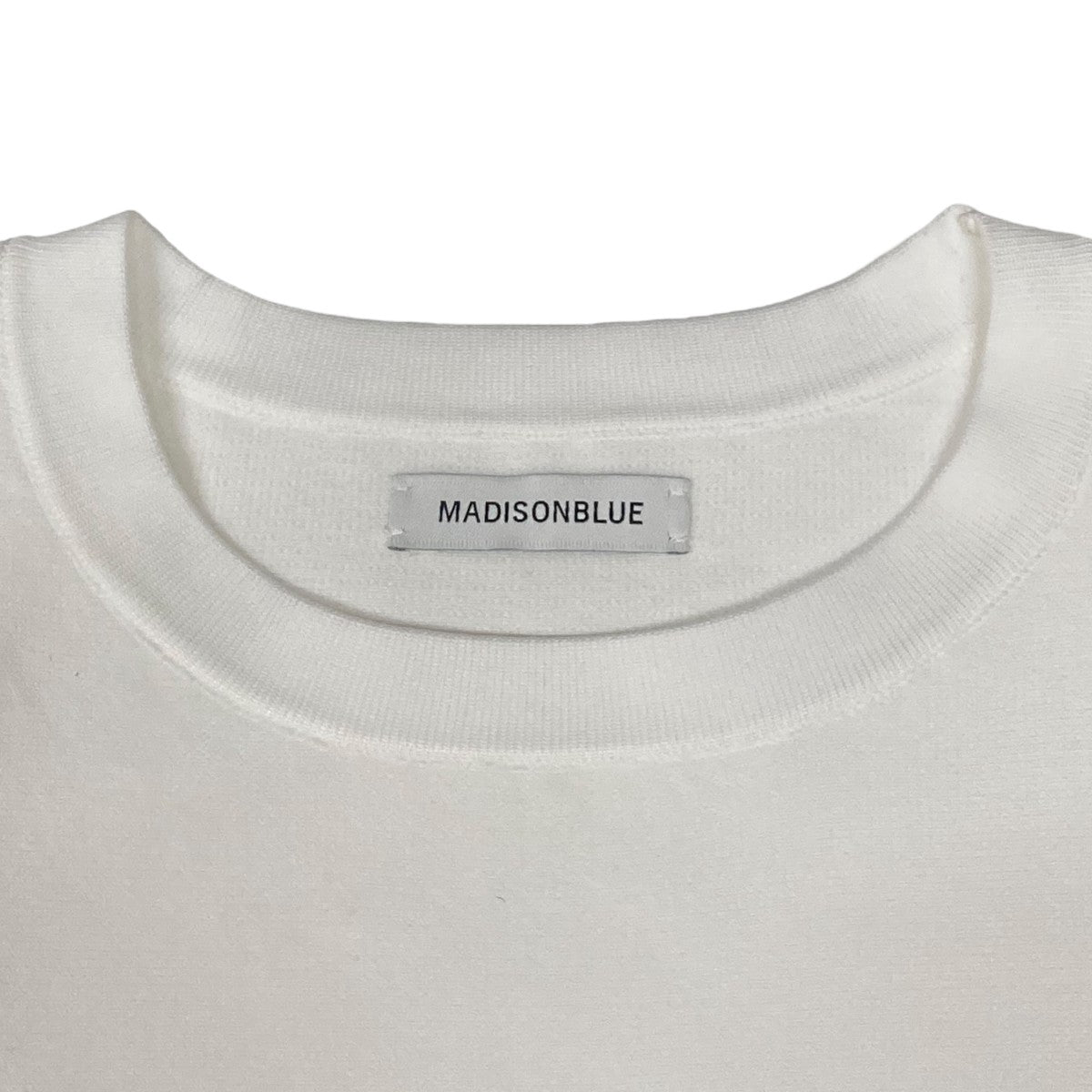 MADISON BLUE(マディソンブルー) フレアロングニットドレス半袖