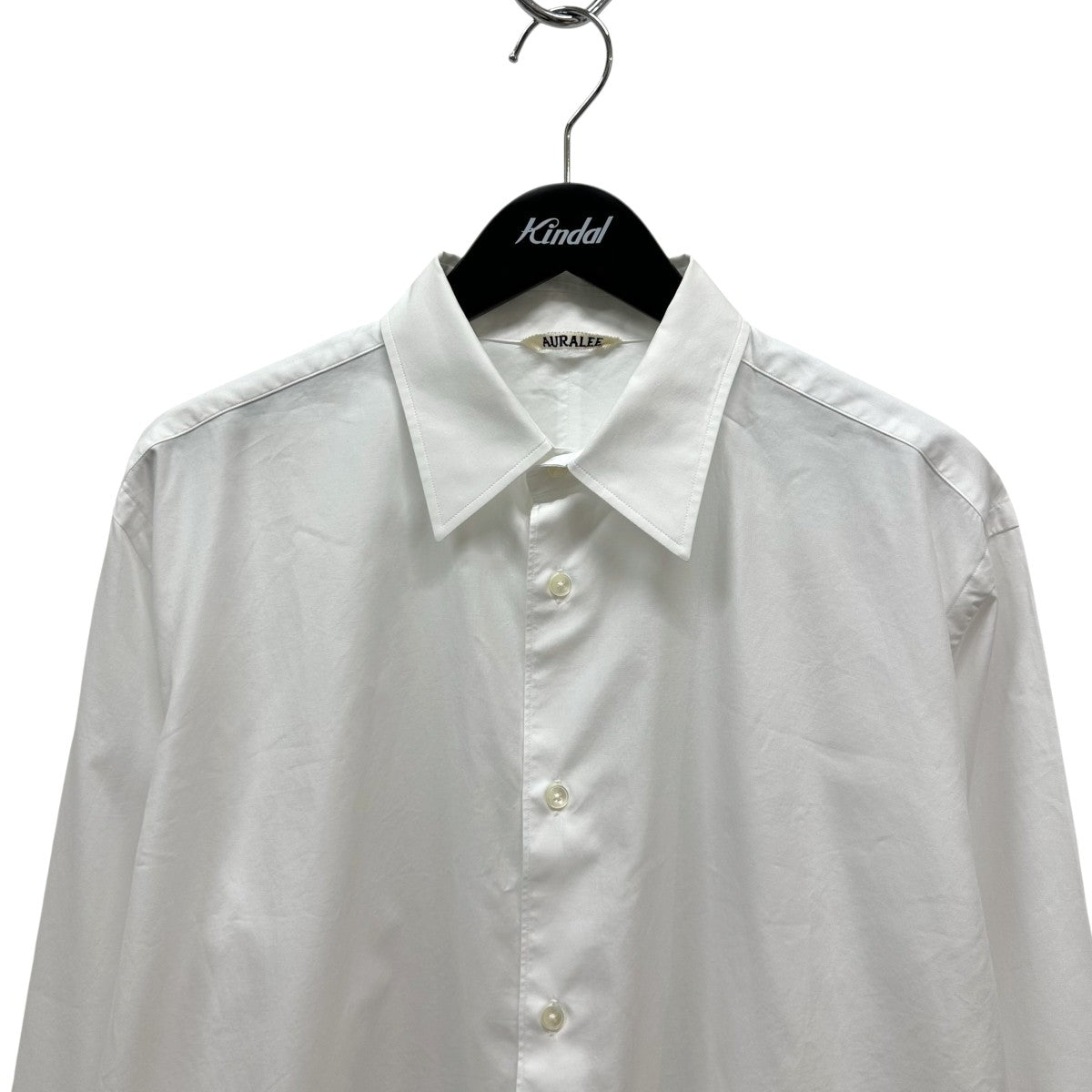 AURALEE長袖シャツホワイトクリーニング済み❗️ AURALEE(オーラリー) 25SSWASHED FINX TWILL長袖シャツA25SS01TN