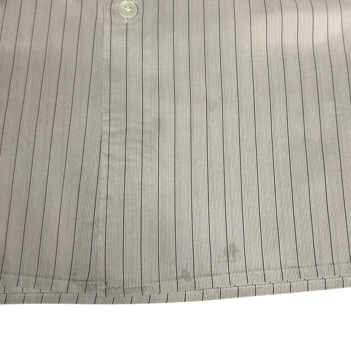 THE ROWザロウ ALBIE SHIRTストライプシルクシャツ The Row - Albie Striped Silk Shirt - Gray The Row