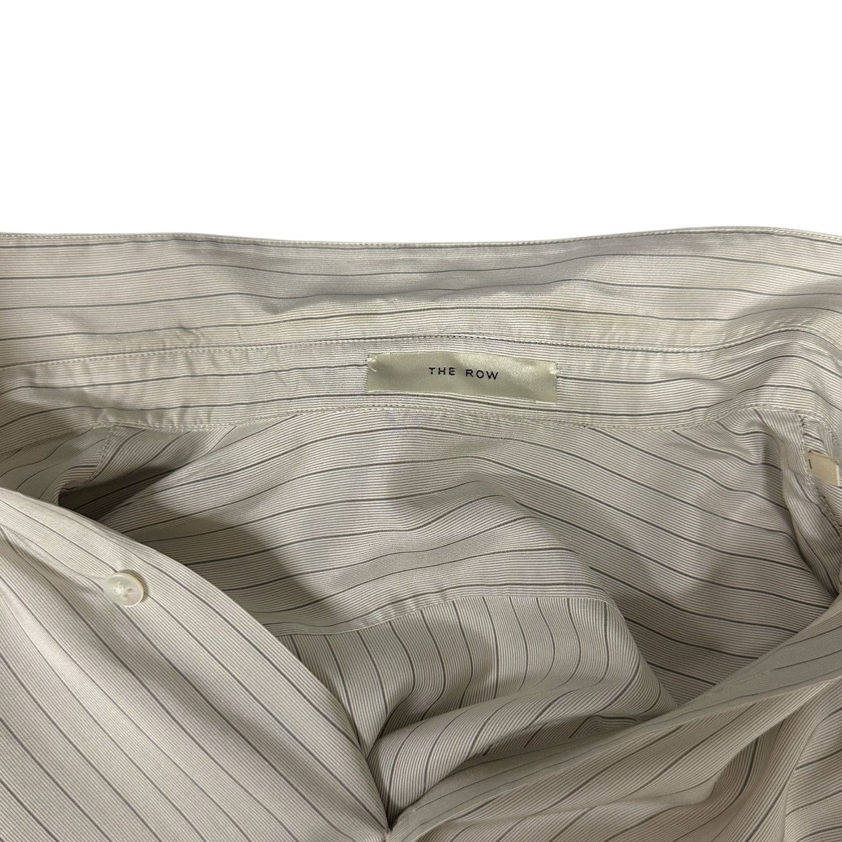THE ROW(ザロウ) ALBIE SHIRTストライプシャツ508 W2938 508 W2938